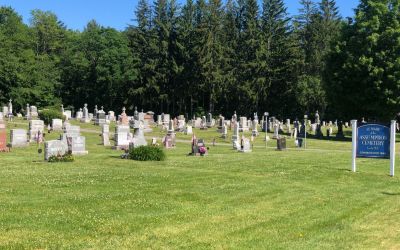 Friedhof-amerikanische Grosszügigkeit