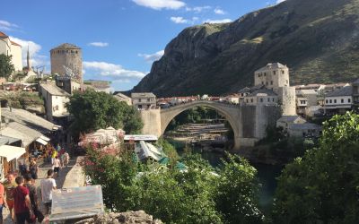 Mostar, die ehemalige Brücke der Versöhnung