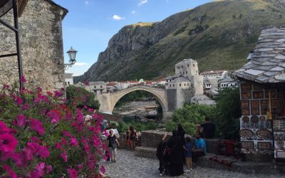 Die Brücke von Mostar (Bosnien)