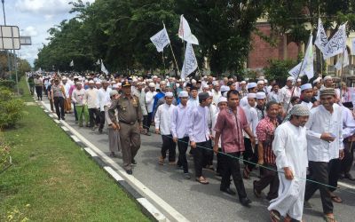 Muslimische Demonstration